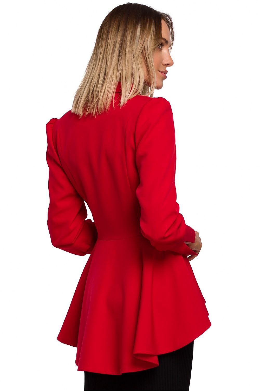   Żakiet Model MOE529 Red - Moe 
