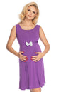  Koszulka nocna Koszula Nocna Ciążowa Model 0179 Violet - PeeKaBoo 