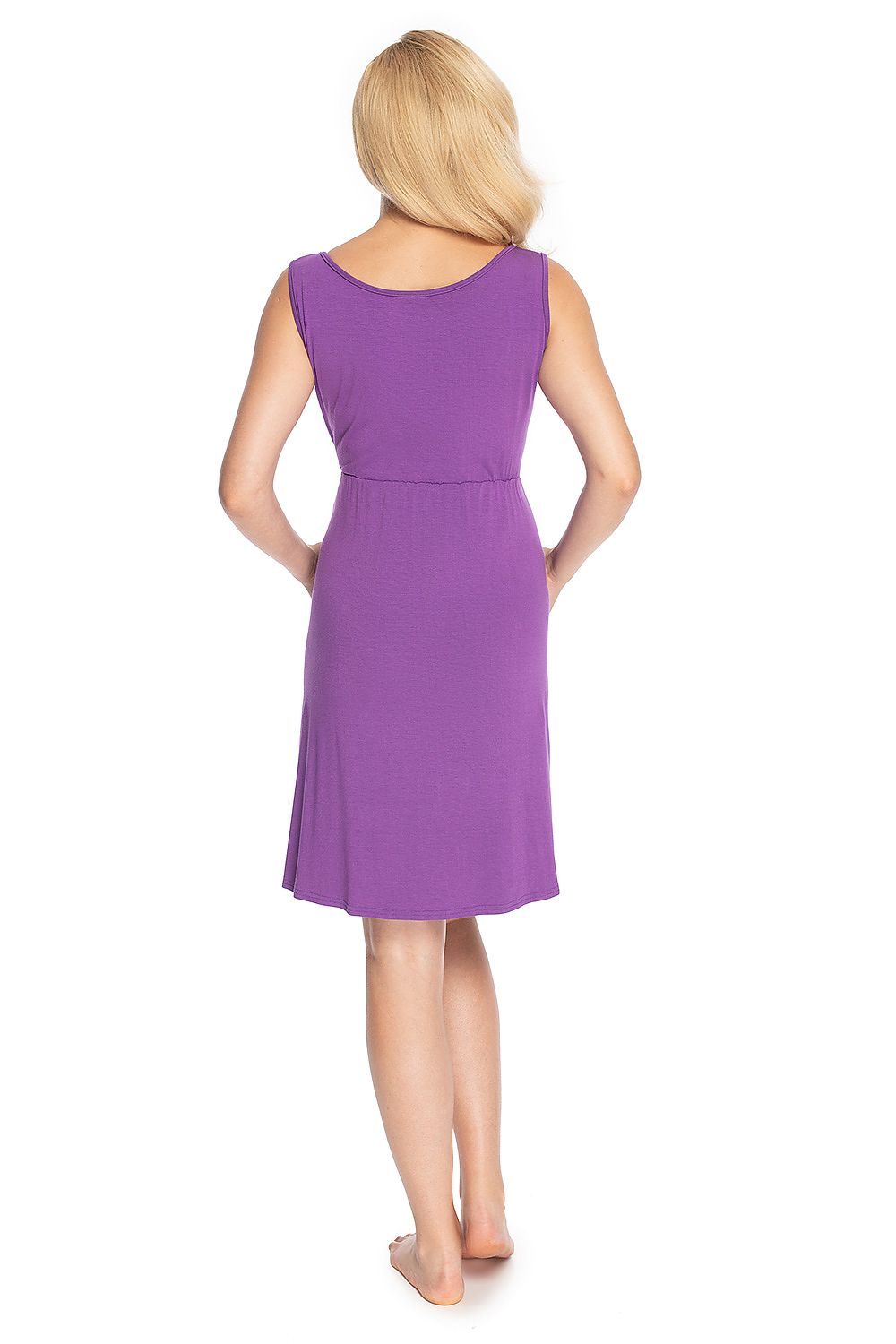  Koszulka nocna Koszula Nocna Ciążowa Model 0179 Violet - PeeKaBoo 