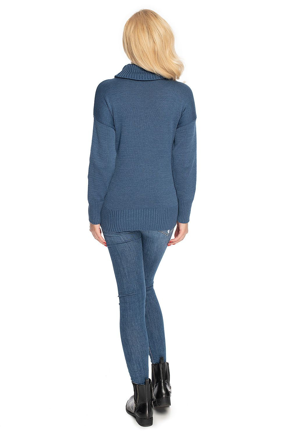   Golf Damski Model 70037 Jeans - PeeKaBoo 