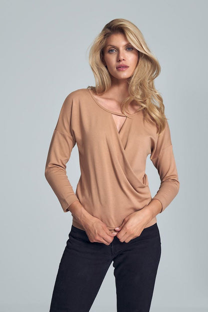   Bluzka Model M710 Beige - Figl 