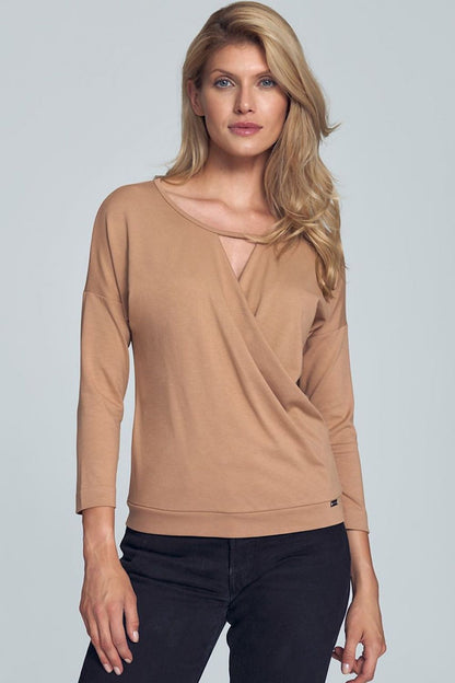   Bluzka Model M710 Beige - Figl 