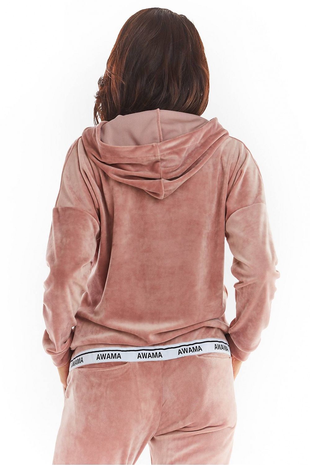   Bluza Damska Model A371 Pink Welur - awama 