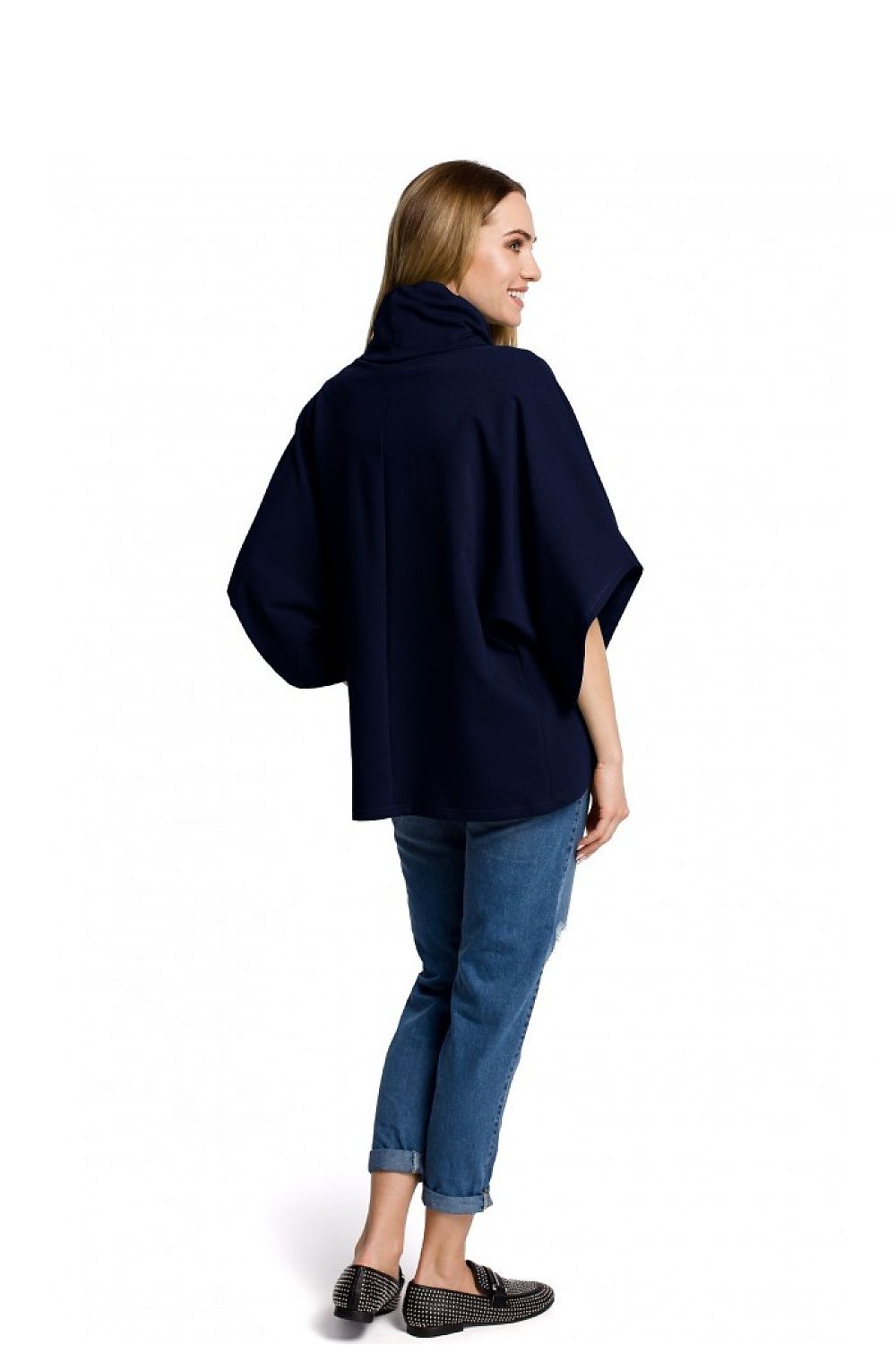   Bluzka Model MOE372 Navy - Moe 
