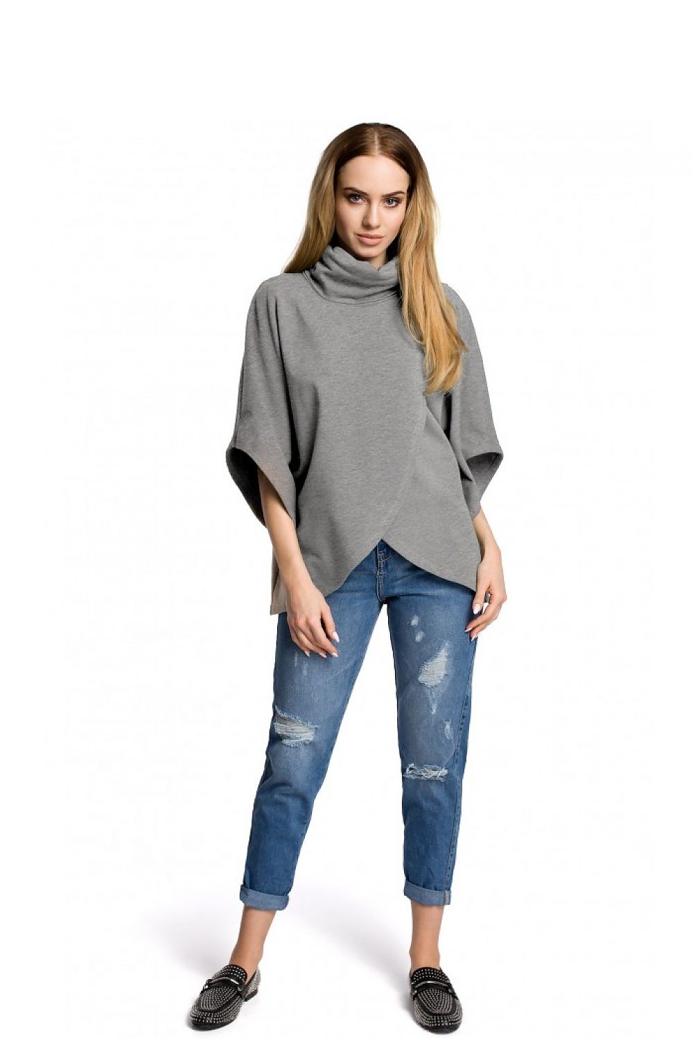   Bluzka Model MOE372 Grey - Moe 