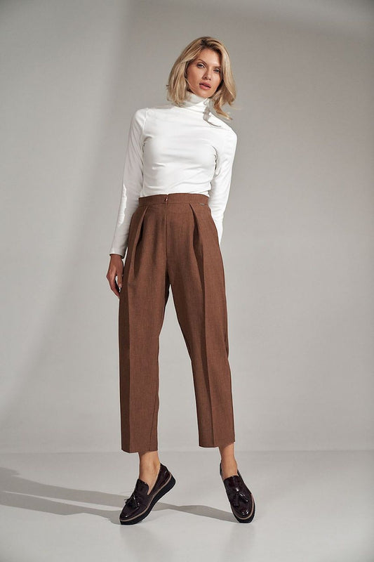  Spodnie Damskie Model M720 Brown - Figl 