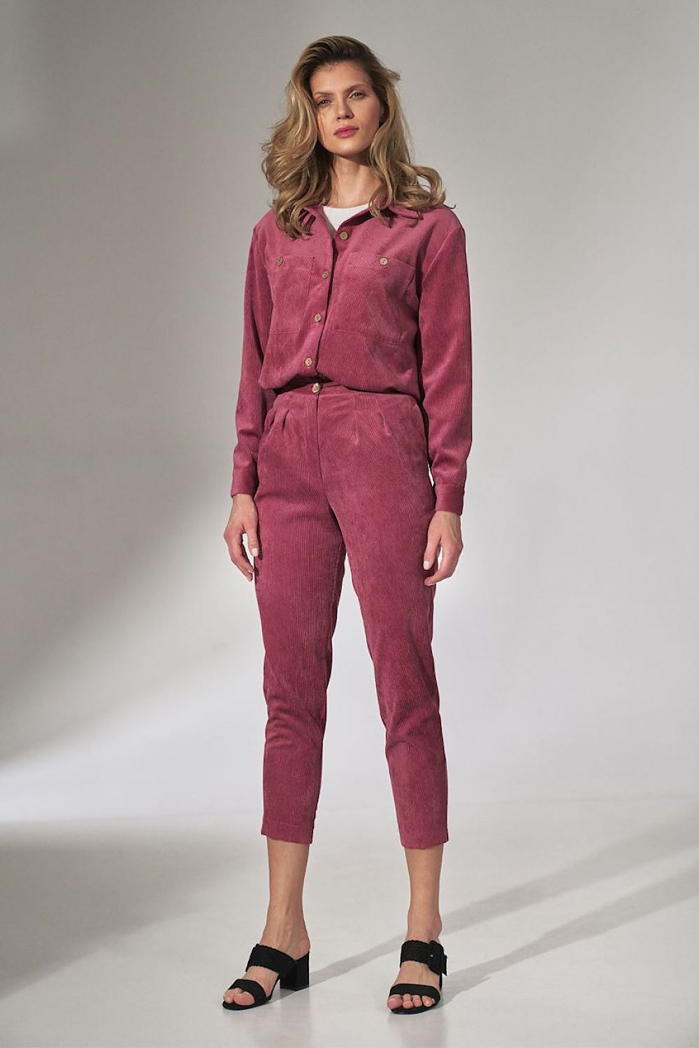  Spodnie Damskie Model M742 Pink - Figl 