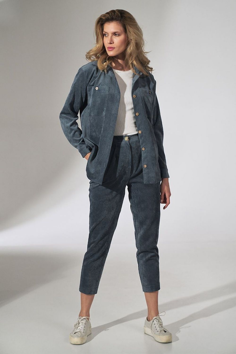  Spodnie Damskie Model M742 Blue - Figl 