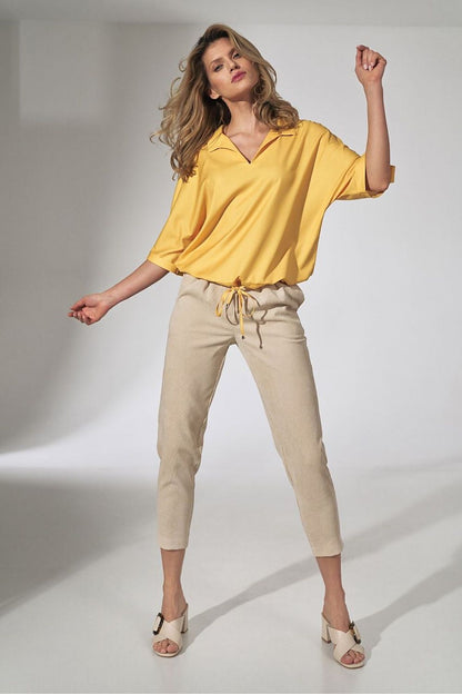  Spodnie Damskie Model M742 Beige - Figl 