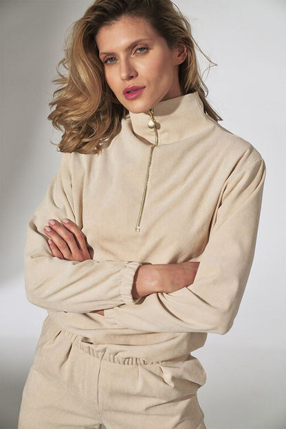   Bluza Damska Model M741 Beige - Figl 