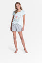  Piżama Damska Model Tamia 38888-60X Sky Blue/Grey - Henderson 