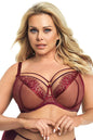  Biustonosz Soft Model Paradise K496 Bordo - Gorsenia Lingerie 