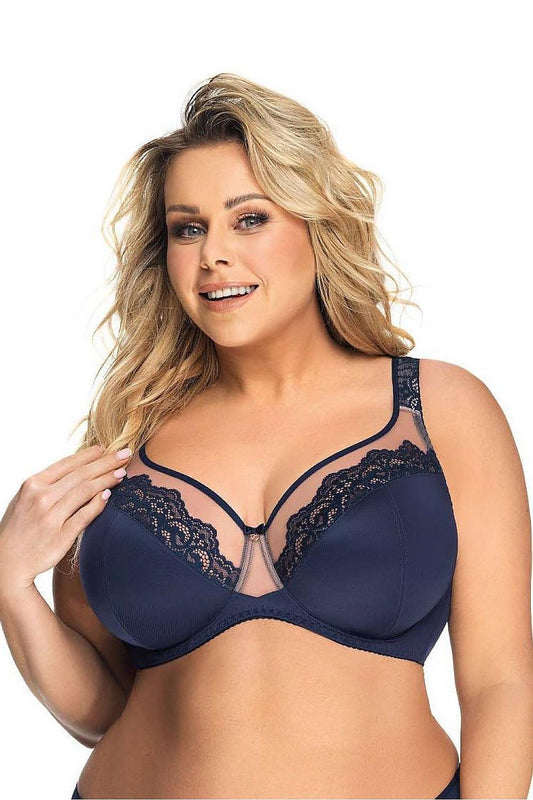  Biustonosz Soft Model Luisse K441 Navy - Gorsenia Lingerie 