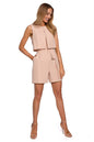   Kombinezon Damski Model MOE574 Beige - Moe 