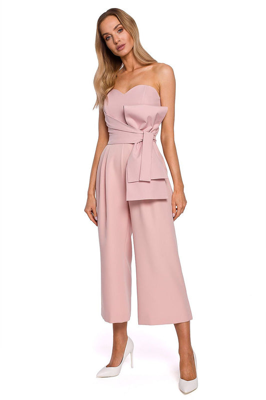   Kombinezon Damski Model MOE571 Powder Pink - Moe 