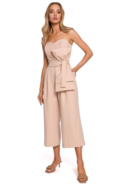   Kombinezon Damski Model MOE571 Beige - Moe 