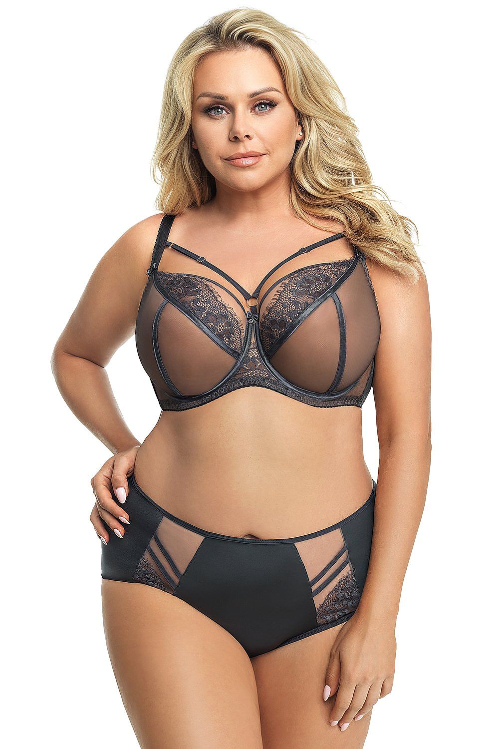  Figi Model Paradise K497 Grey - Gorsenia Lingerie 