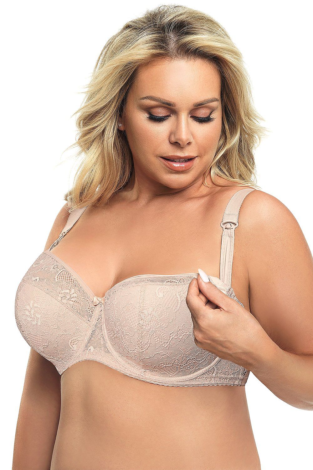   Biustonosz do karmienia Model Mey MK14 Beige - Gorsenia Lingerie 
