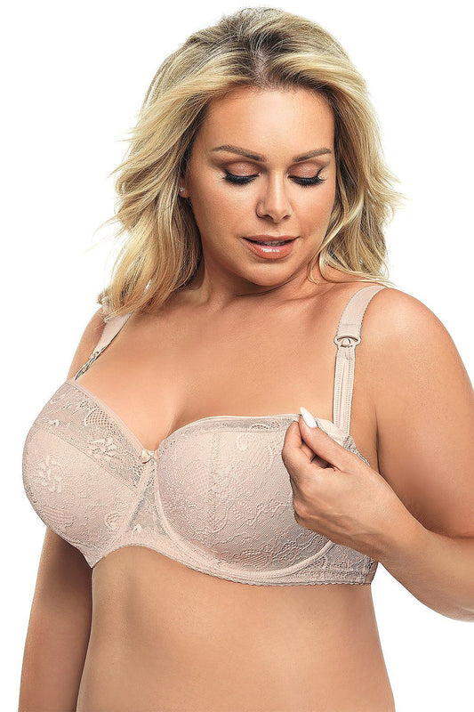   Biustonosz do karmienia Model Mey MK14 Beige - Gorsenia Lingerie 