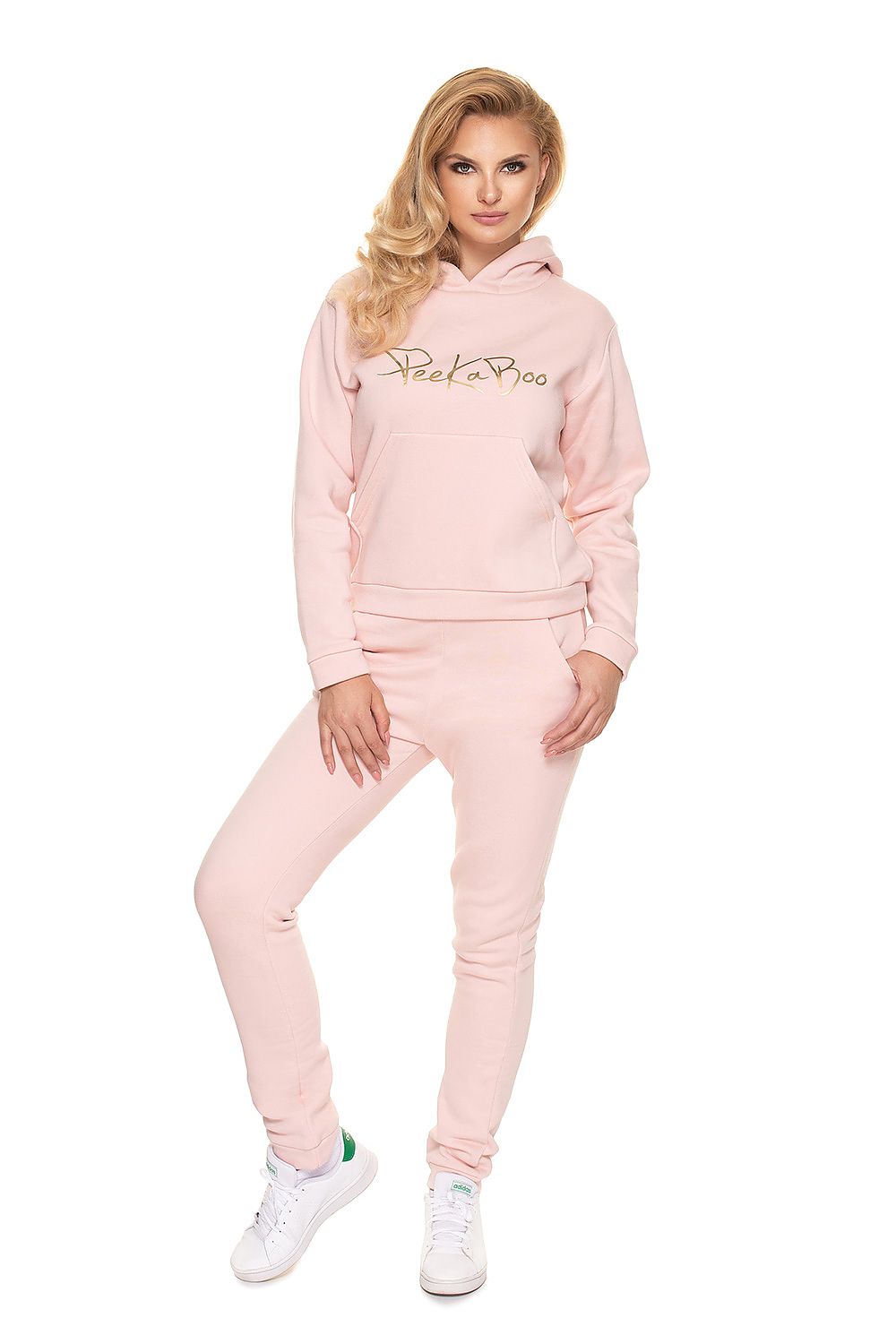 Spodnie Dres Damski Model 0196 Powder Pink - PeeKaBoo 