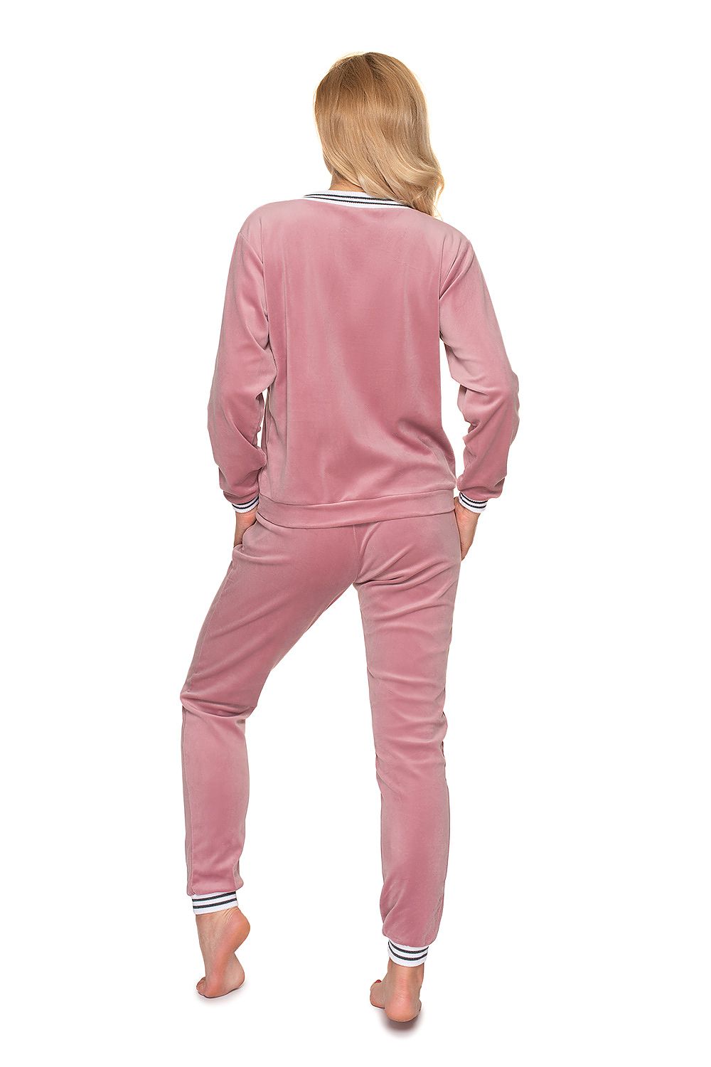  Spodnie Dres Damski Model 0194 Pink - PeeKaBoo 