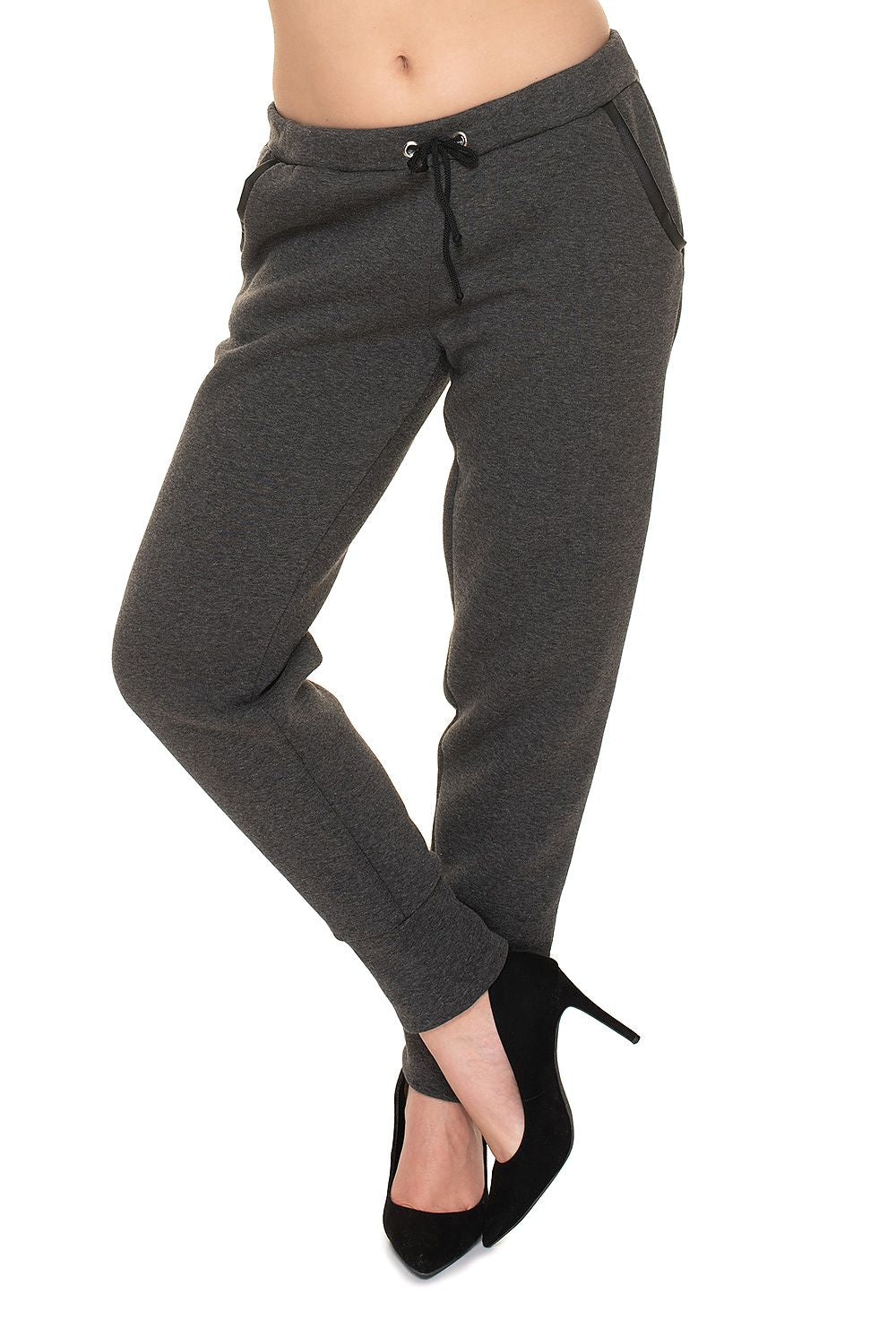   Spodnie Dresowe Model 0195 Grafit - PeeKaBoo 