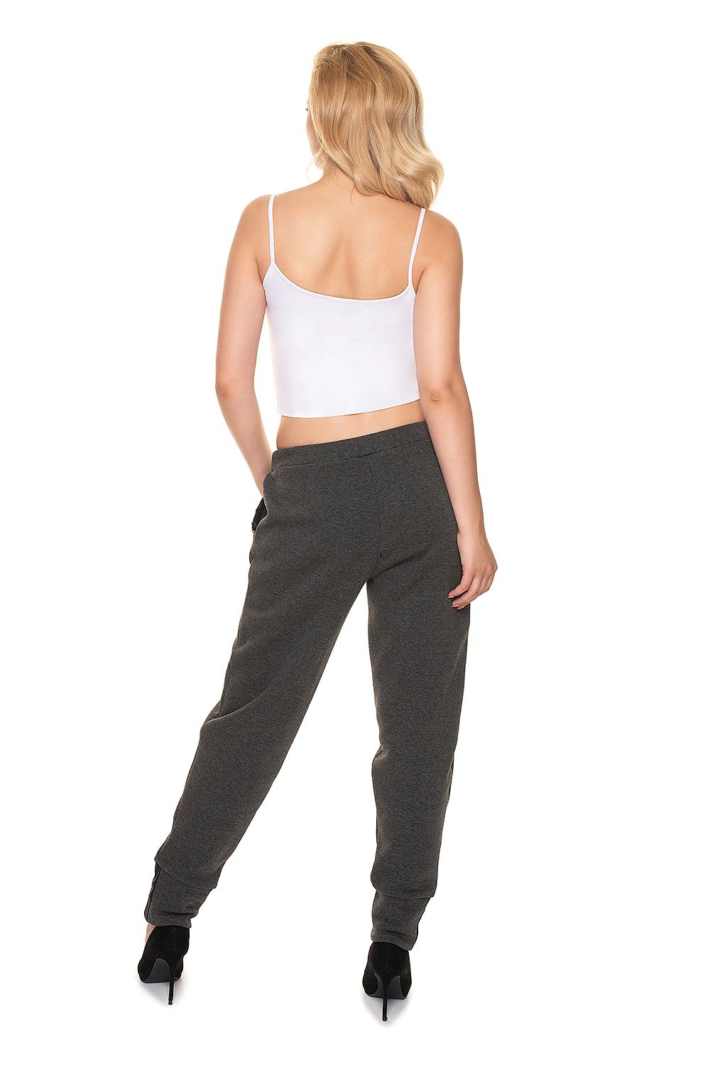   Spodnie Dresowe Model 0195 Grafit - PeeKaBoo 