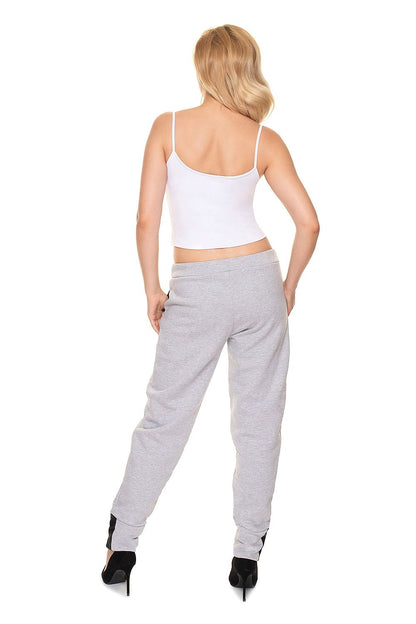   Spodnie Dresowe Model 0195 Grey - PeeKaBoo 