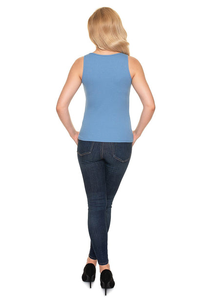   Bluzka Model 1718 Blue - PeeKaBoo 