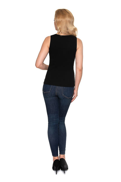   Bluzka Model 1718 Black - PeeKaBoo 