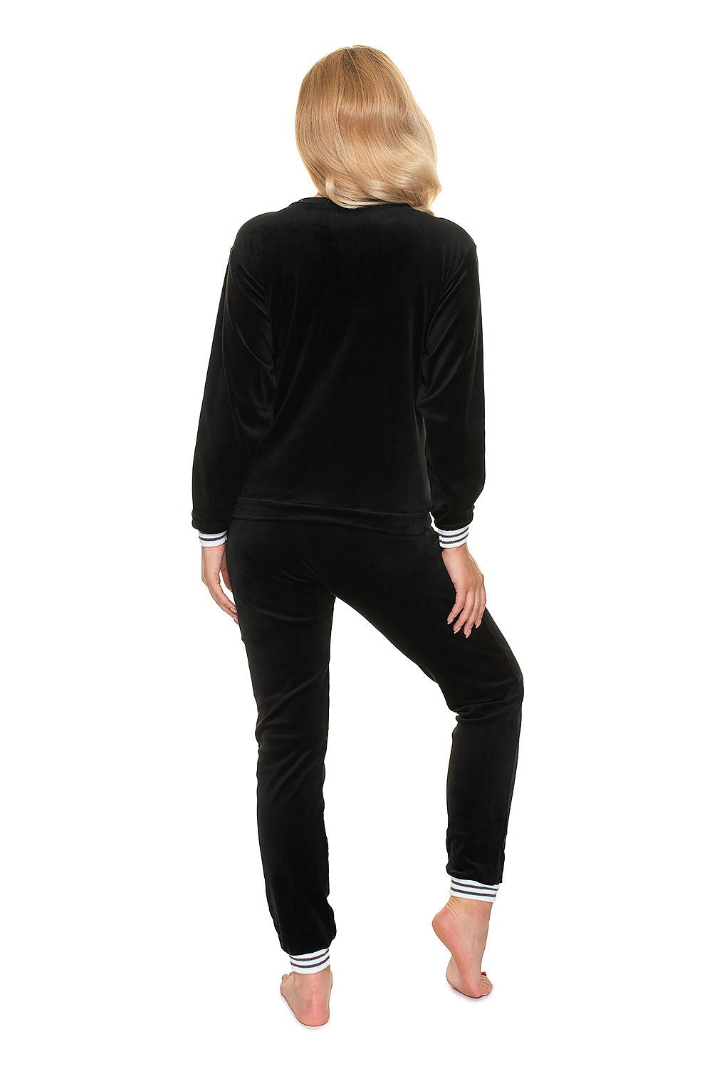  Spodnie Dres Model 0200 Black - PeeKaBoo 