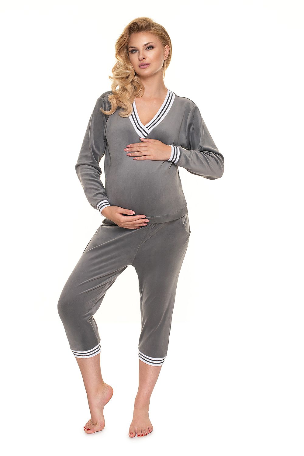  Spodnie Dres Model 0202 Grafit - PeeKaBoo 