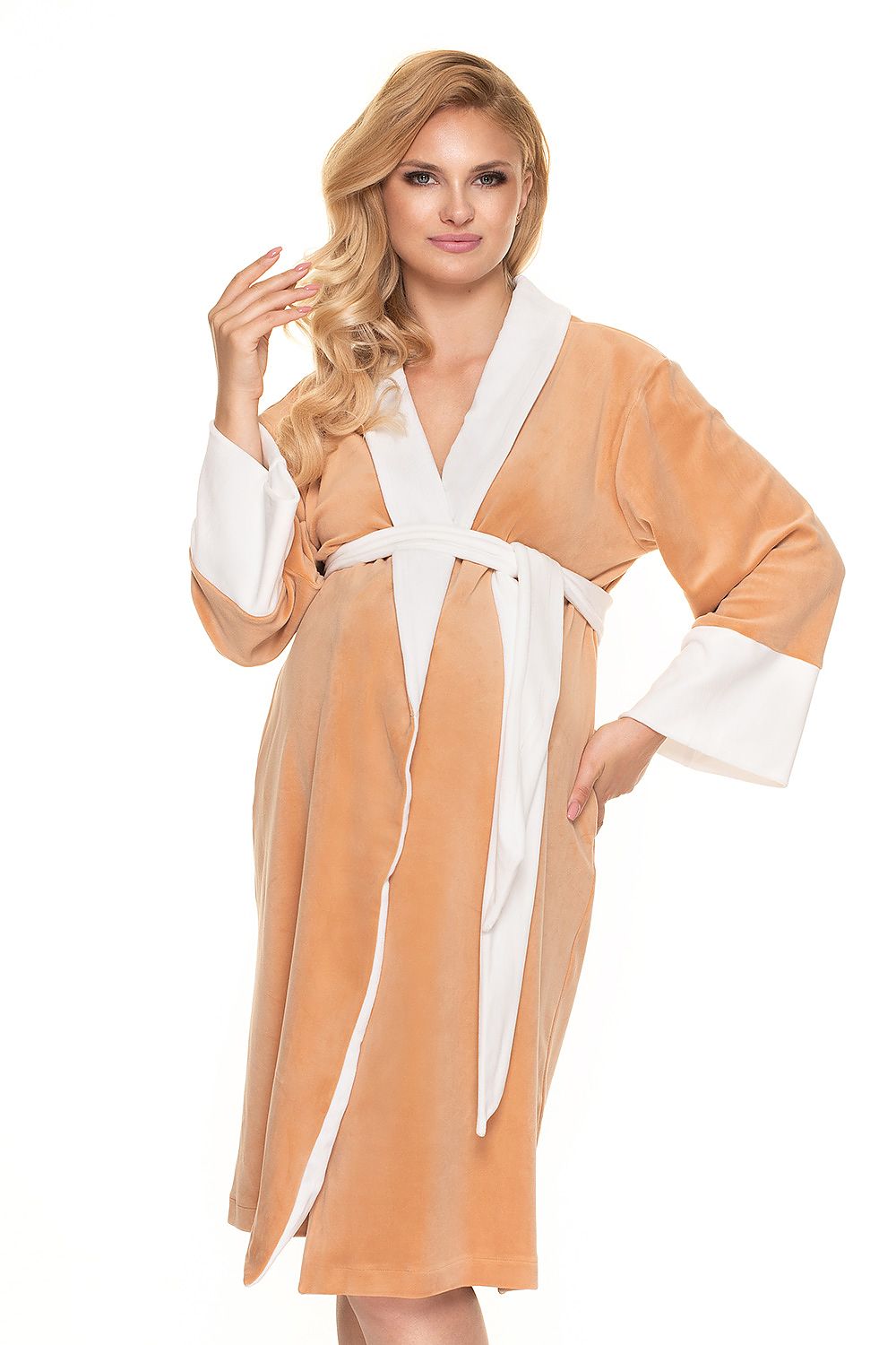  Szlafrok Model 0201 Cappuccino - PeeKaBoo 