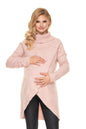   Sweter Ciążowy Model 30078 Pink - PeeKaBoo 