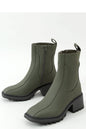   Botki damskie zielone QT33P GREEN - Inello 