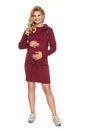  Sukienka Model 1713 Bordo - PeeKaBoo 