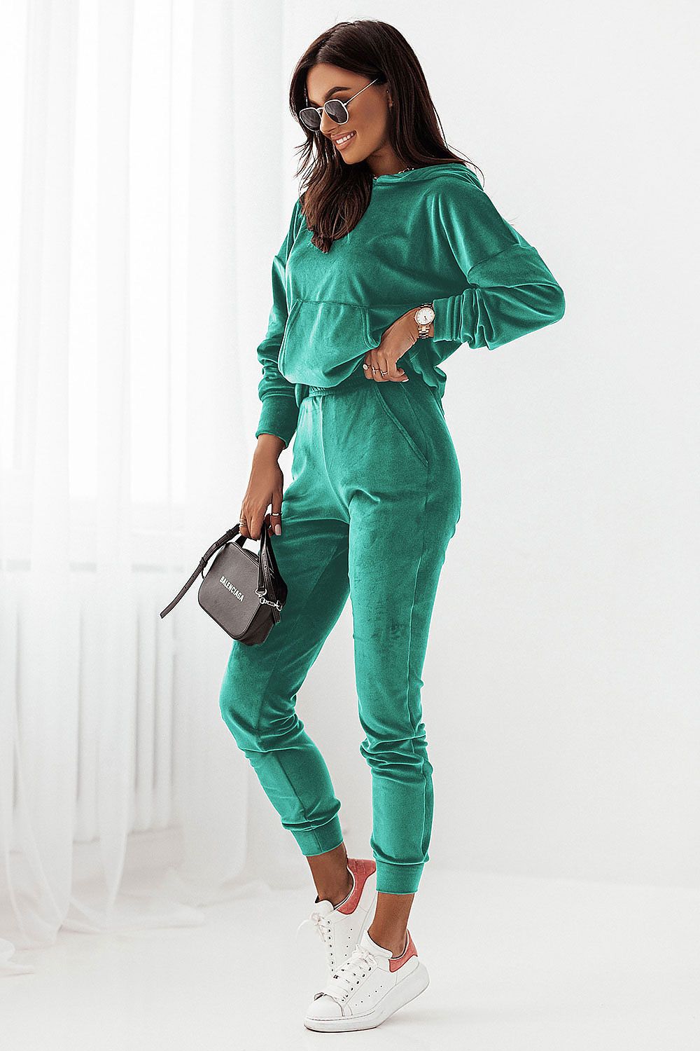  Spodnie Komplet Model Louis D20 Green - IVON 