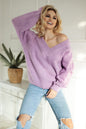  Sweter Damski Model 30083 Lila - PeeKaBoo 