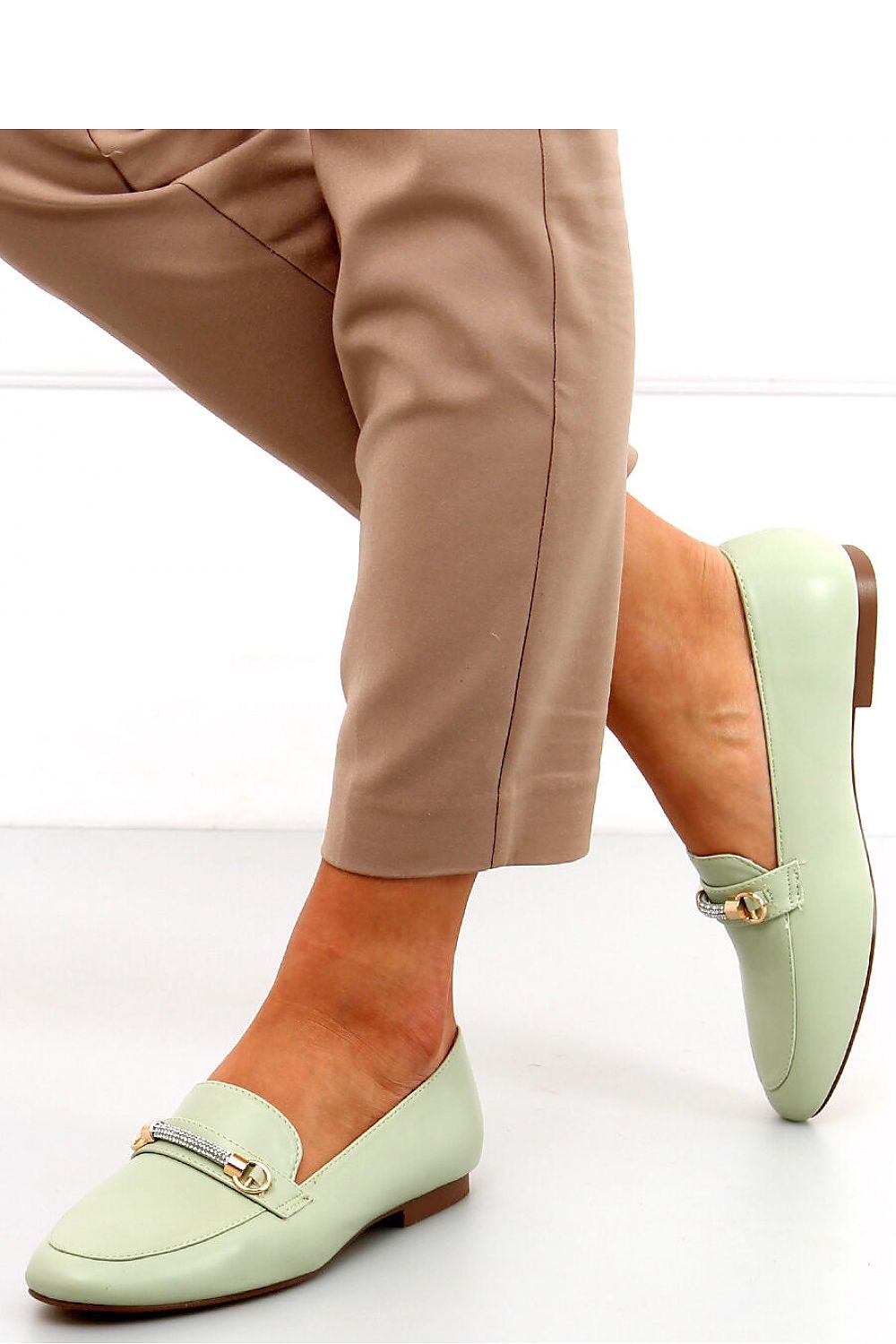   Mokasyny damskie GESSA GREEN - Inello 