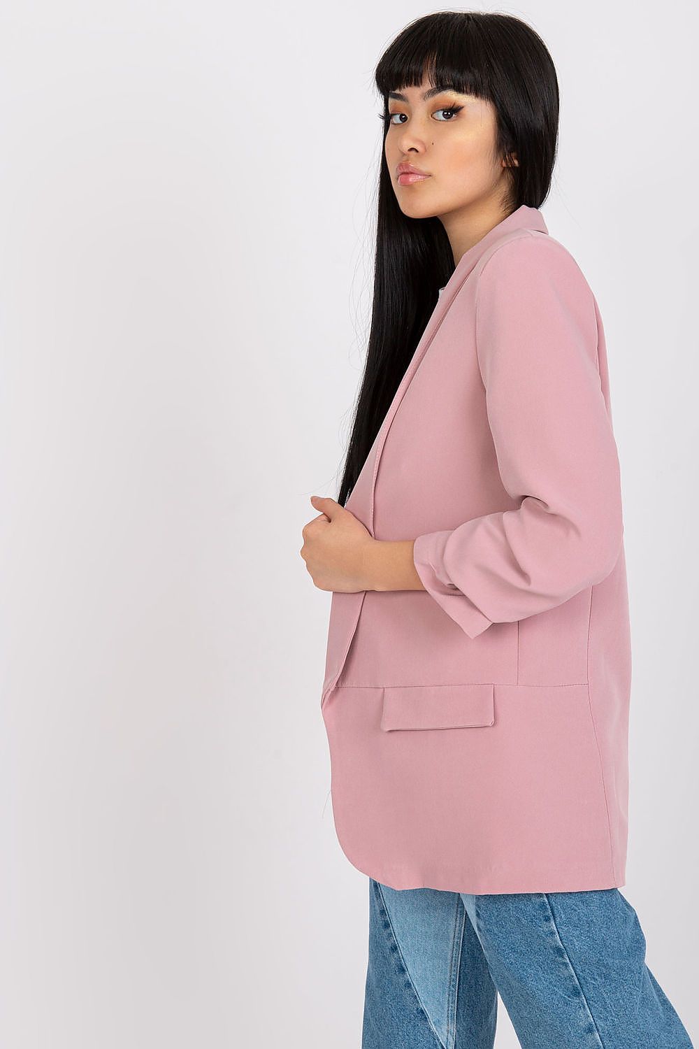   Marynarka Model DHJ-MA-7684.15P Light Pink - Italy Moda 