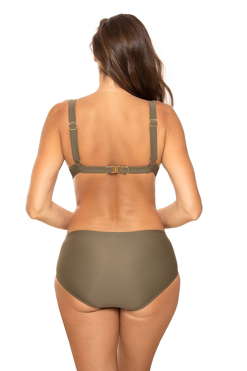 Kostium dwuczęściowy Kostium kąpielowy Model Gita M-685 Khaki - Marko 