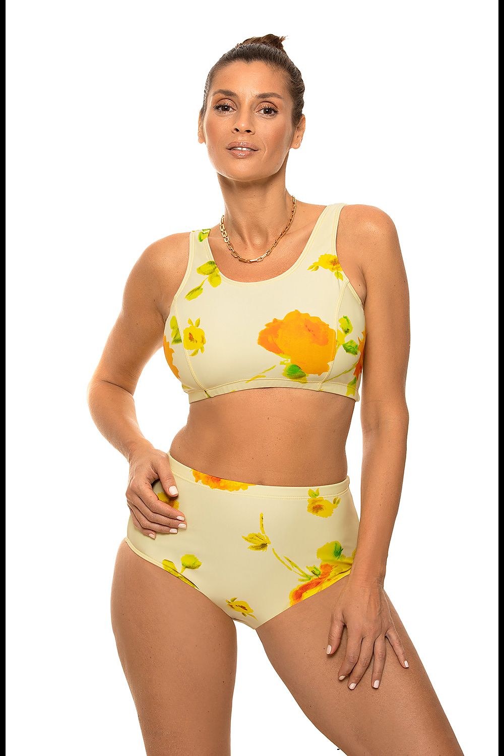  Kostium dwuczęściowy Kostium kąpielowy Model Asani M-723 Yellow - Marko 