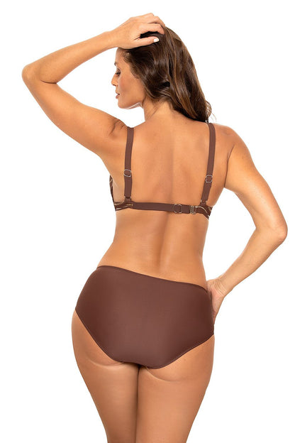  Kostium dwuczęściowy Kostium kąpielowy Model Catherine M-636 Brown - Marko 