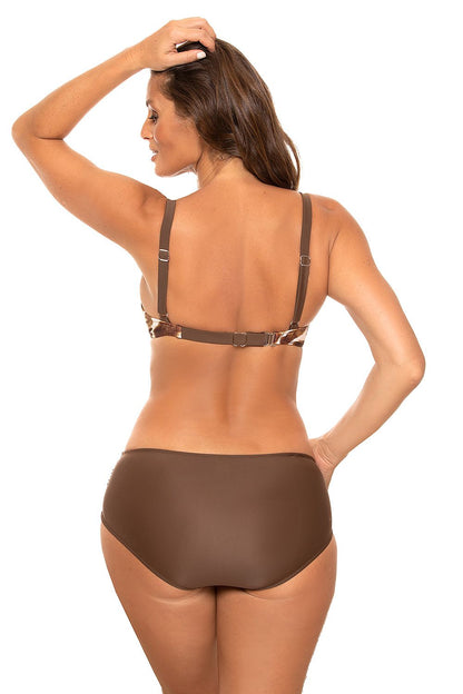  Kostium dwuczęściowy Kostium kąpielowy Model Catherine M-636 Brown - Marko 