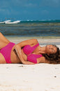  Kostium dwuczęściowy Kostium kąpielowy Model Amina M-658 Malina - Marko 