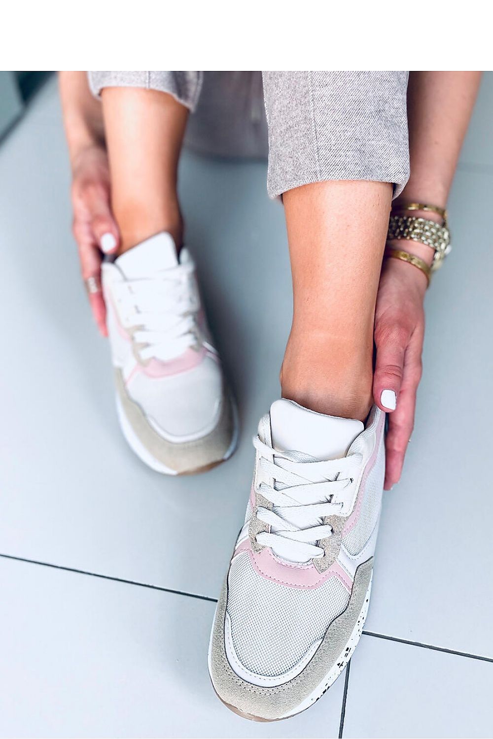   Sneakersy damskie TRUTH KHAKI - Inello 