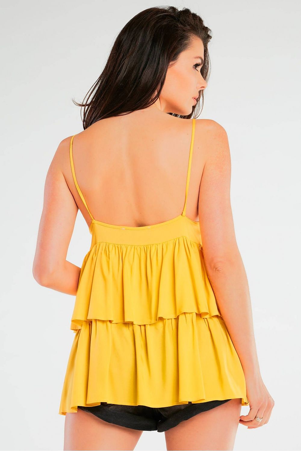   Bluzka Model A432 Yellow - awama 