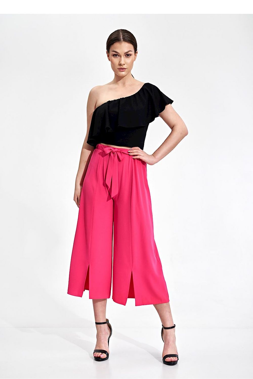  Spodnie Damskie Model M860 Pink - Figl 