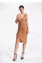   Sukienka Model M858 Beige - Figl 