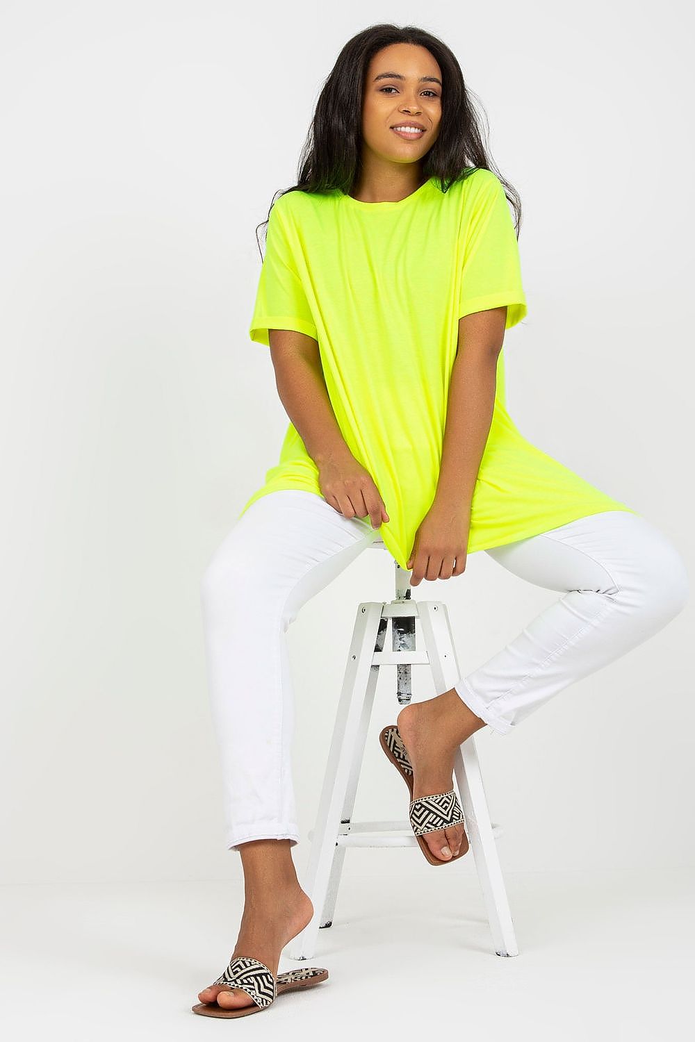   Tunika Model RV-TU-7853.50 Fluo Yellow - Relevance 